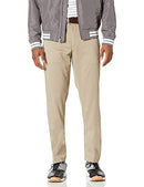 AMAZON ESSENTIALS MEN'S SLIM-FIT STRETCH GOLF PANT SIZE 32W X 29L KHAKI BROWN - Brand New