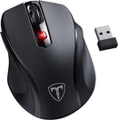 Wireless Mouse, D-09 Computer Mouse USB Cordless Mice for Laptop, Ergo Grips - Like New