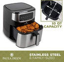 Paula Deen PDKDF579 Stainless Steel 10 QT 1700 Watts Air Fryer Silver Stainless Like New