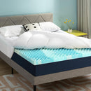 BEST PRICE MATTRESS 3 INCH PILLOWTOP MATTRESS TOPPER AND PAD QUEEN ECPT-OC3Q - Like New