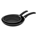 HENCKELS EVERLIFT 2-PIECE NONSTICK FRYING PAN SET, 8-INCH AND 10-INCH - BLACK - Like New