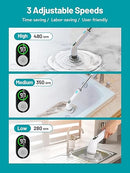 REFLEXNOW Electric Spin Scrubber Shower Cordless Brush Full-Body LCD - WHITE Like New