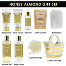 Lovery Luxury Bath Gift Set-Honey Almond Scented Home Spa Kit - Brand New