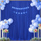 CURTAIN FOR PARTIES PHOTO CURTAINS BACKDROP FABRIC 5FT X 10FT  - ROYAL BLUE - Brand New