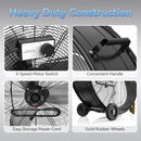 CCGIRU 13000 CFM 30" HIGH VELOCITY INDUSTRIAL DRUM FAN 3-SPEED HEAVY SFDC1-750F - Like New