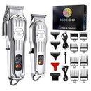 KIKIDO 2IN1 ADJUSTABLE CORDLESS HAIR CUTTING MACHINE FULL METAL 241212 - SILVER - Like New