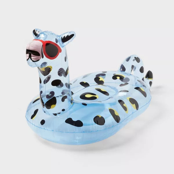 SUN SQUAD POOL FLOAT - LEOPARD - Like New