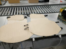 TAPHA LUXURY SUEDE LEATHER UNIVERSAL CAR SEAT COVER WITH HEADREST 2 PCS - BEIGE - Like New