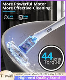 TILSWALL ELECTRIC SPIN SCRUBBER QXJ-M3 - WHITE - Like New