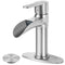 SOKA BATHROOM FAUCET WATERFALL BATHROOM SINK SOKAFA2499NY - BRUSHED NICKEL - Like New