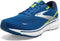 110393 Brooks Men's Ghost 15 Running Shoe BLUE/NIGHTLIFE/WHITE Size 11 Like New