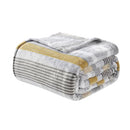 PLAZATEX Brea Printed Luxurious Ultra Soft Lightweight Blanket 102" x 90" - Like New