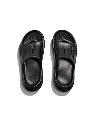 HOKA ONE ONE MEN'S ORA RECOVERY SLIDE 3 SANDAL - SIZE: MEN'S 9 WOMEN 11 - BLACK - Brand New