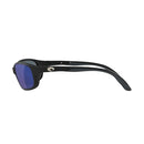 06S9017 Costa Del Mar Brine Men's Polarized Sunglasses Matte Black/Blue Mirror - Like New