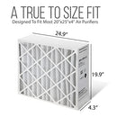 20x25x4 Furnace Filters FC100A1037 Filter Replacement Merv 11 (2 Pack) - Like New