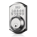 TEEHO TE001 KEYLESS ENTRY DOOR LOCK WITH KEYPAD, SATIN NICKEL - Scratch & Dent