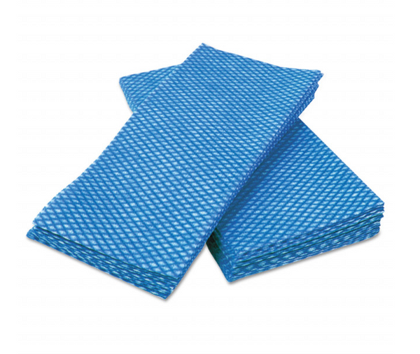 CASCADES PRO TUFF-JOB FOODSERVICE TOWELS 12 X 24, 200/CARTON - BLUE/WHITE - Like New