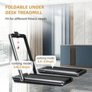 NAYSAYE Under Desk Treadmill, Treadmills for Home, Large Screen - Black/Silver - Like New