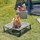 TIMBER RIDGE OUTDOOR DOG BED COOLING ELEVATED DOG BED - GRAY - Brand New