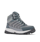 COLUMBIA WOMENS STRATA TRAIL MID WATERPROOF GREY STEEL/SAGE LEAF SIZE 7.5 - Like New