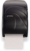 SAN JAMAR TEAR-N-DRY OCEANS PAPER TOWEL DISPENSER, CORE ROLLS, T1390TBK - BLACK - Like New