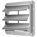 iPower 14" Square Aluminum Automatic Gravity Shutter Louver Vent - Silver - Like New