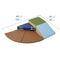 ECR4KIDS SoftZone Junior Adventurer's Summit Ramp, Corner Climber, Earthtone - Like New