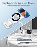 IMPUVERS Magnetic Foldable 3in1 Wireless Charging Pad VAS-002 - White Like New