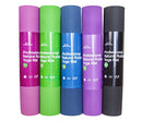 Hot Yoga Mat - Non Slip, Natural Rubber - 72in x 24in - FiveFourTen (Blue, 3mm) - Brand New