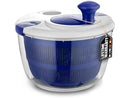 ZULAY 5L SALAD SPINNER W/ ROTARY HANDLE NAVY BLUE 5 LITER CAPACITY - NAVY BLUE - Like New