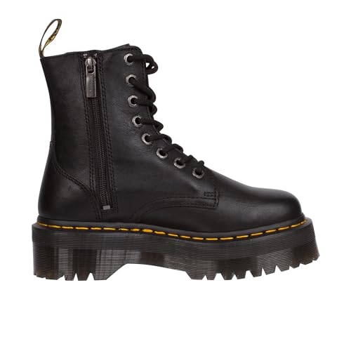 26378001 DR MARTENS UNISEX JADON III BOOTS BLACK PISA SIZE 8 Like New