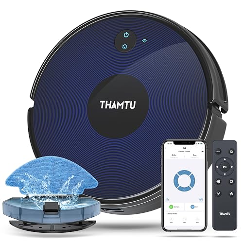 THAMTU G2 ROBOT VACUUM AND MOP COMBO 100MIN RUNTIME APP&VOICE - Scratch & Dent