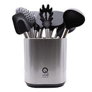 Q UTILÉ UE-9208 13 Pcs Kitchen Utensil Set with Holder - Black - Brand New