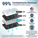 Bluevua RO100ROPOT Reverse Osmosis System Countertop Water Filter - WHITE - Like New