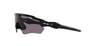 OAKLEY YOUTH RADAR EV XS PATH SUNGLASSES MATTE BLACK PRIZM GRAY LENSES 122MM - Like New