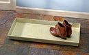 HF by LT Raj Pattern Enamel Boot Tray, 30x13 inches, B074C6X4DC - Antique Cream - Brand New
