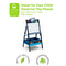 DELTA CHILDREN MYSIZE KIDS DOUBLE-SIDED STORAGE EASEL - SPACE ADVENTURES SPACE - Like New