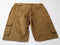 BLU ROCK NEW YORK MEN SLIM FIT STRETCH BELTED CARGO SHORTS SIZE: MEN 32 - KHAKI - Brand New