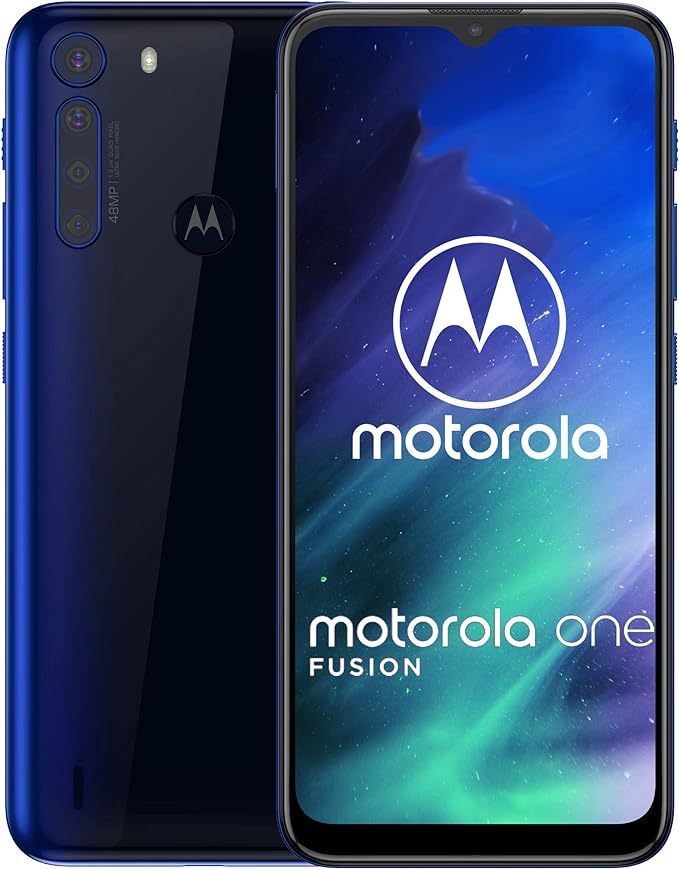 Motorola One Fusion XT2073-2 6.5" 48MP 64GB 4GB RAM Dual Sim UNLOCKED - BLUE Like New