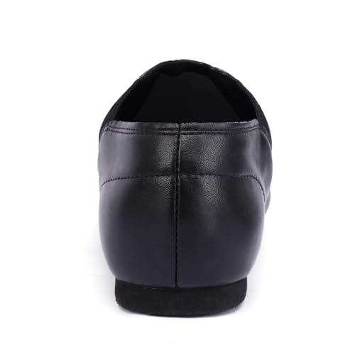 LINODES UNISEX 006 PU LEATHER UPPER SLIP-ON JAZZ SHOE -SIZE: WOMENS 8 MENS 7.5 - Like New