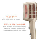CONAIR INFINITIPRO 4-IN-1 FRIZZ FREE STYLING HAIR DRYER AND 4 ATTACHMENTS COPPER - Like New