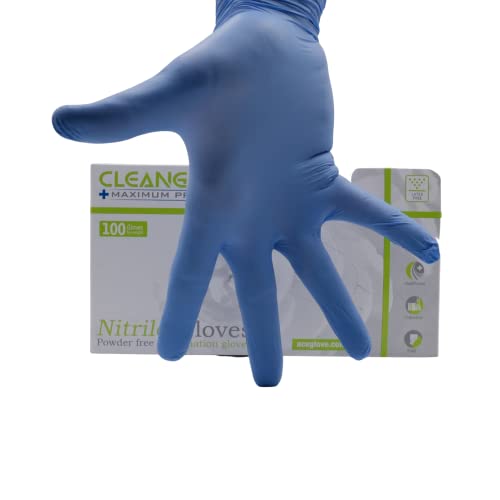 CLEANGUARD BLUE CLEANGUARD® MEDICAL NITRILE EXAM GLOVES 100CT MEDIUM - BLUE - Brand New