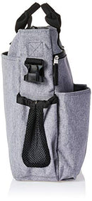 Skip Hop Messenger Diaper Bag Changing Pad Duo Signature, Heather Grey - Brand New