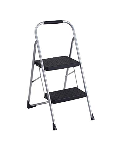 11308PBL1E COSCO 2-STEP BIG STEP STEEL STEP STOOL - GRAY - Like New