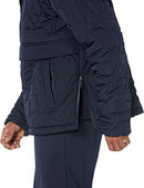 AMAZON ESSENTIALS MENS ANORAK HOODED QUARTER-ZIP PUFFER COAT NAVY SIZE LARGE - Brand New