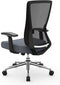 Realspace Levari Faux Leather Mid-Back Task Chair 6742150 - Gray/Black Like New