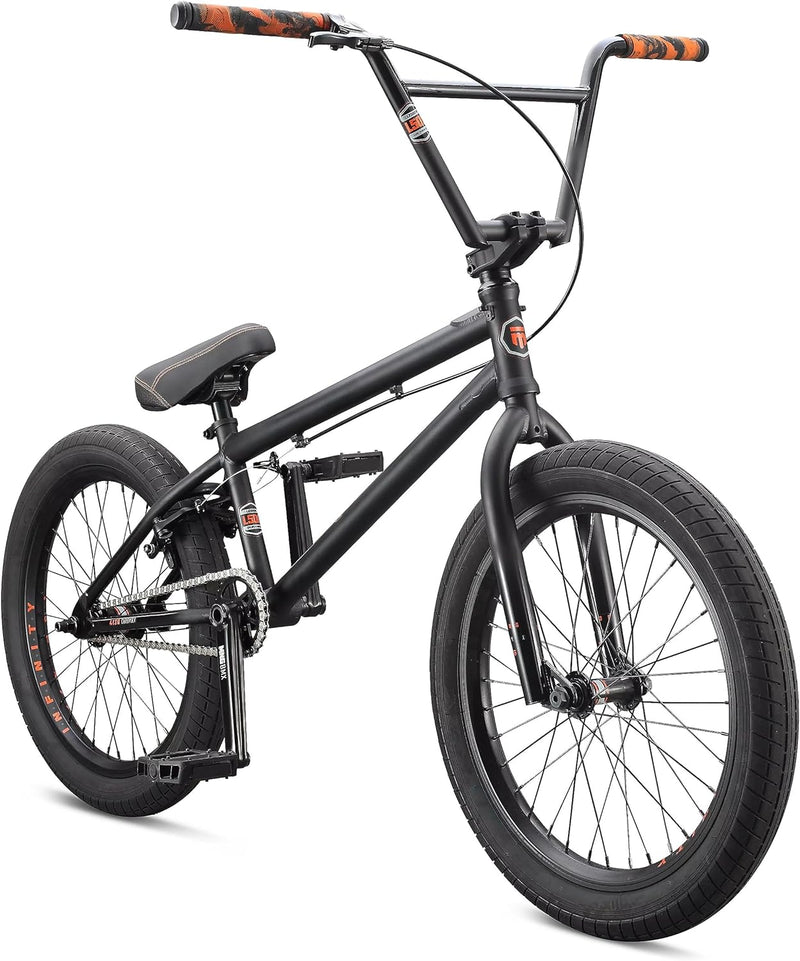 Mongoose Legion Freestyle BMX Bike, Steel Frame, 20 Inch Wheels - BLACK/ORANGE - Like New