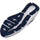 UNDER ARMOUR MEN'S CHARGED PURSUIT 3 RUNNING SHOE - SIZE: MEN 12 - ACADEMY/WHITE - Like New