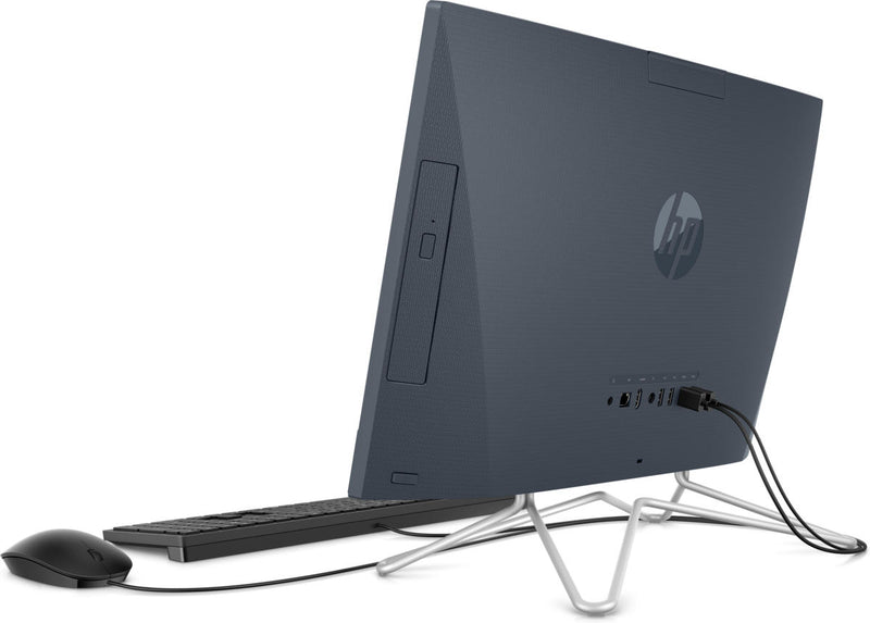 HP All-in-One Desktop Computer 21.5" FHD G5905T 4GB 256GB SSD - Blue - Like New