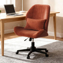 ZZW CRISS CROSS CHAIR WITH WHEELS WIDE CROSS LEGGED, ARMLESS TALL BACK - OATMEAL - Like New